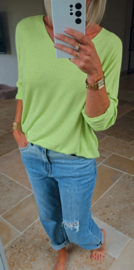 BUYorCRY summer knit granny Smith green