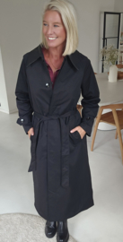 CHRISTA trench coat black