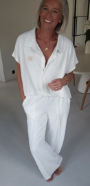 SAMI terry set white