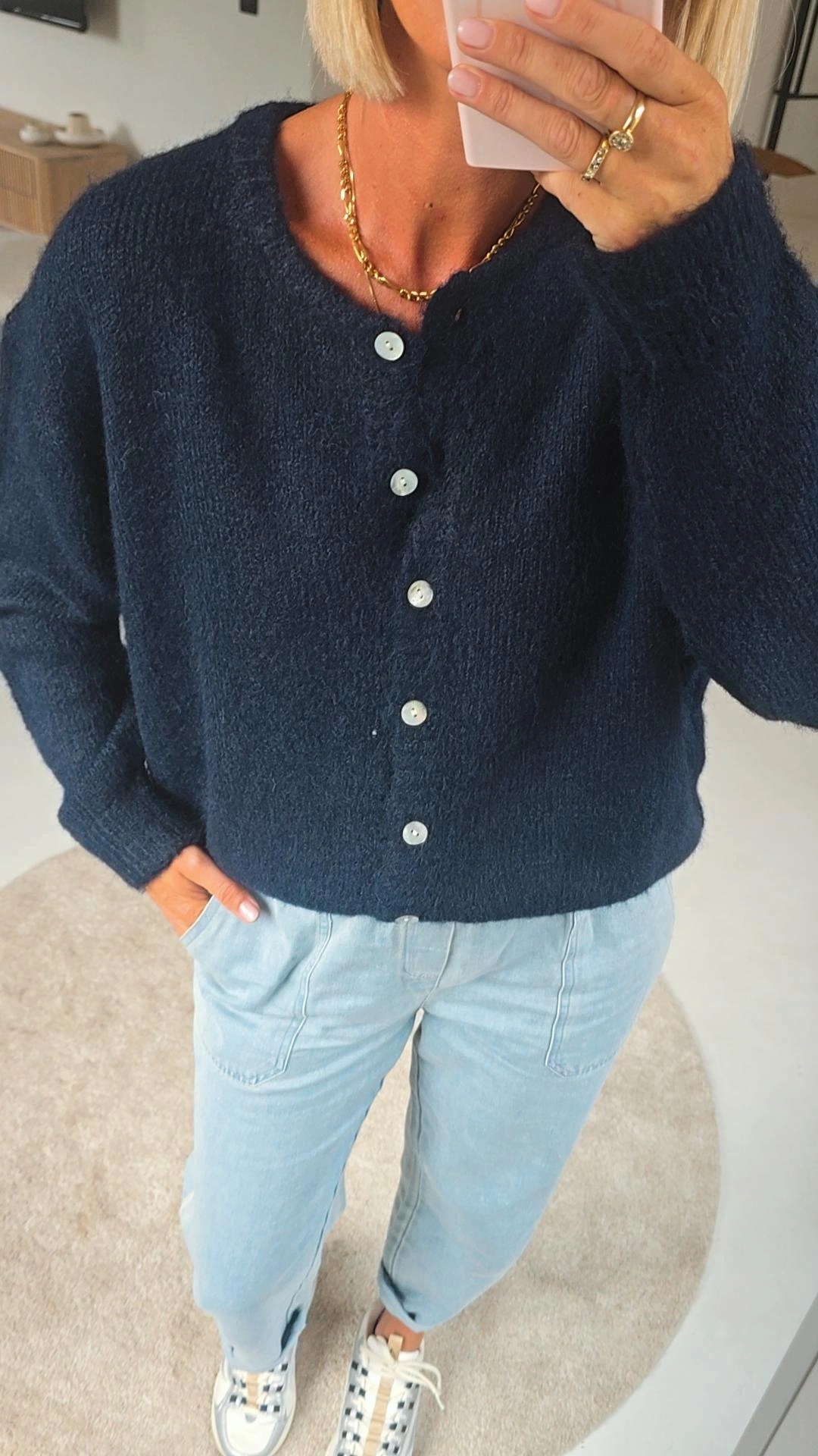 LIESJE cardigan navy