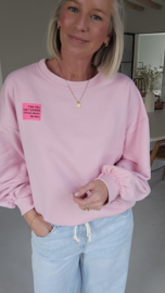 PERFECT sweatshirt baby pink