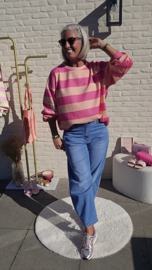 CANDY CRUSH sweatshirt salmon fuschia