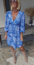 CERINNE viscose dress blue