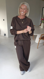 JOSJE jogger set chocolat