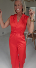 HEAVEN silky jumpsuit red