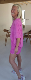 DANA terry T-shirt fuschia