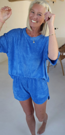 DANA terry T-shirt royal blue