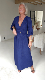 ÉLAN SOIRÉE maxi dress navy