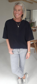 STANNIE short-sleeved sweatshirt black