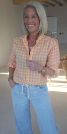 LILI checkered blouse
