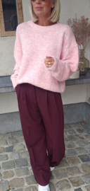 BEZIERS soft knit mêlee pink