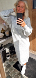 LYNA maxi knit dress mêlee grey