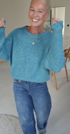BEZIERS soft knit teal
