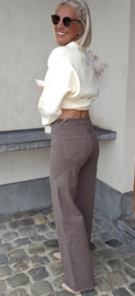 ANAMARI wide leg jeans taupe