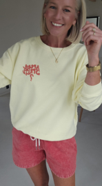 APEROL SPRITZ cotton sweatshirt yellow