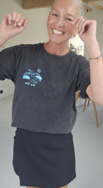 SURF CLUB cotton T-shirt black