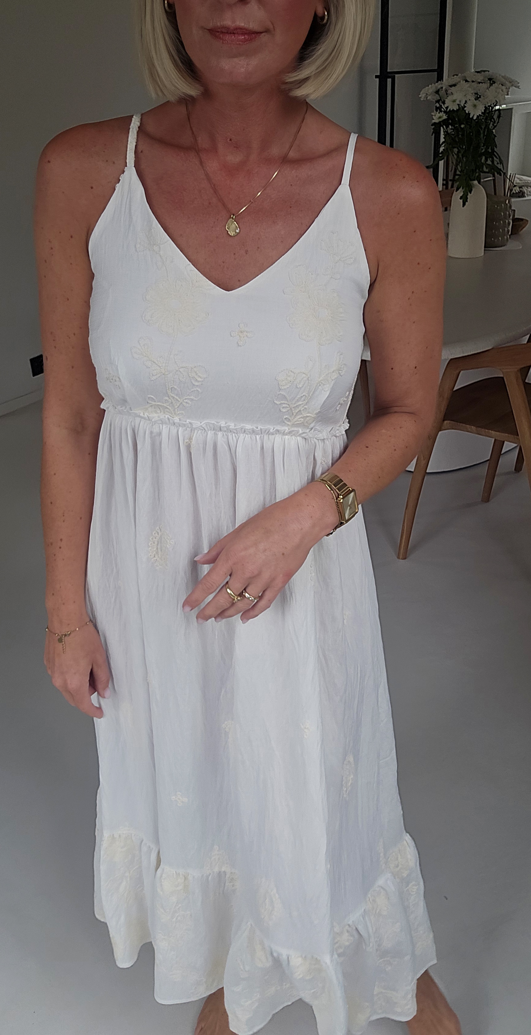 FELICE maxi embrodered dress
