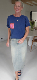 LE SOLEIL cotton T-shirt navy