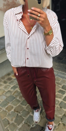 LINDA striped shirt terra