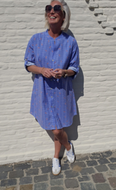 VIOLETTE cherry checkered dress