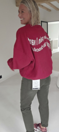 PAIN AU CHOCOLAT sweatshirt burgundy