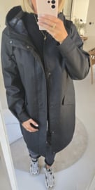 BYE BYE RAINY DAYS raincoat black mat