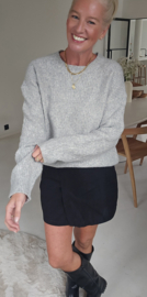 STIEN soft knit grey