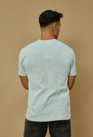 BASIC cotton tee melee grey