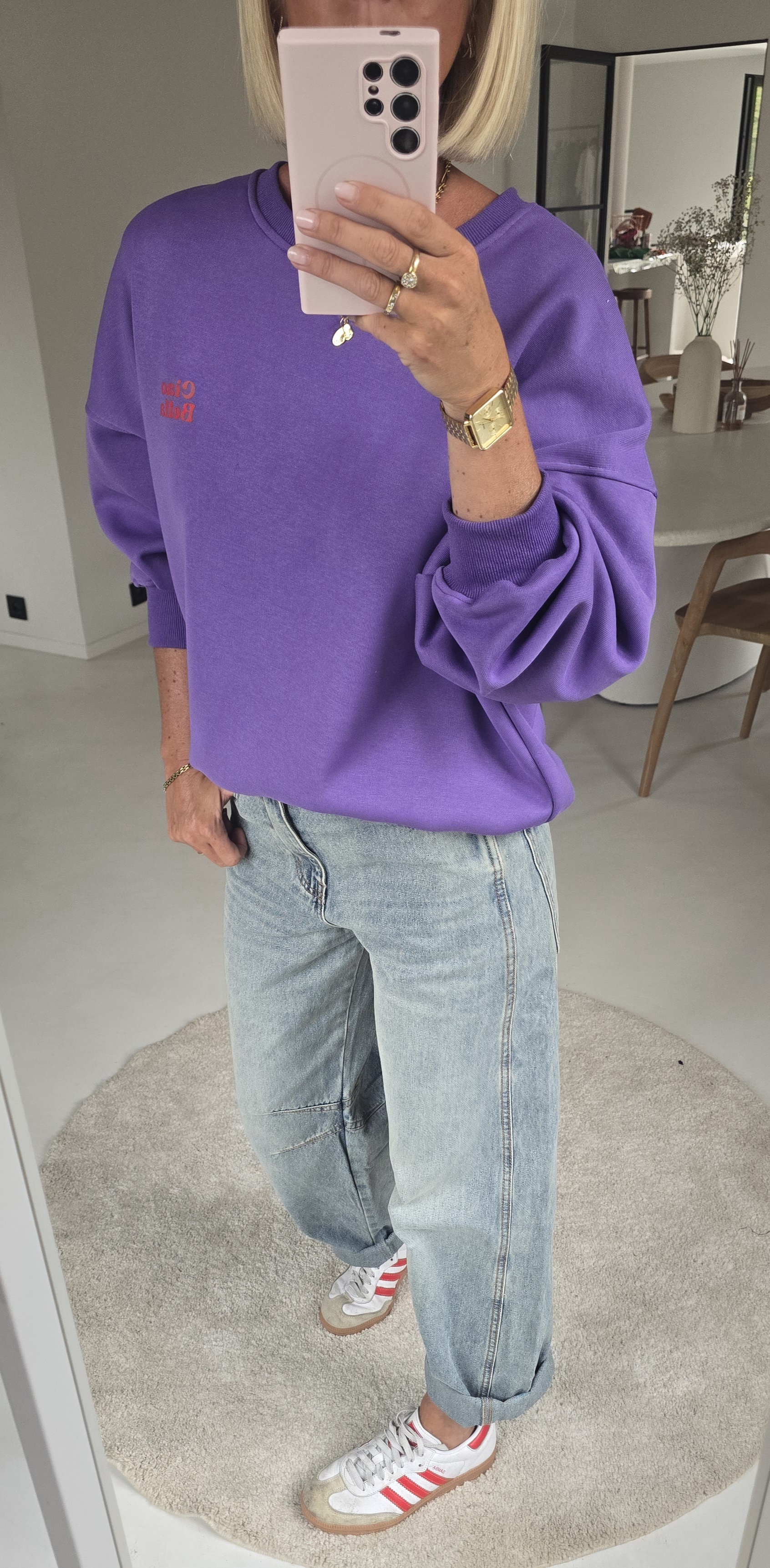 CIAO BELLA sweatshirt violet