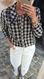 VICKY checkered cotton shirt