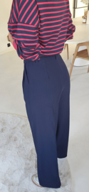 MOONTJE loose tailored pants navy