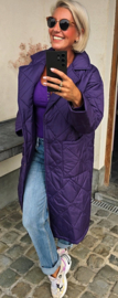 ANDA maxi jacket violet