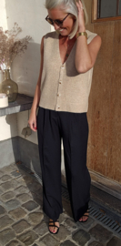 HELEN tailored loose pants black