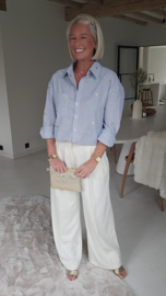 SUNLIT tailored pants ecru