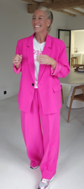 BILLIE-JEAN suit pants fuschia