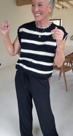 CHRIS knit top black