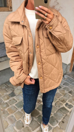 ANDA jacket camel