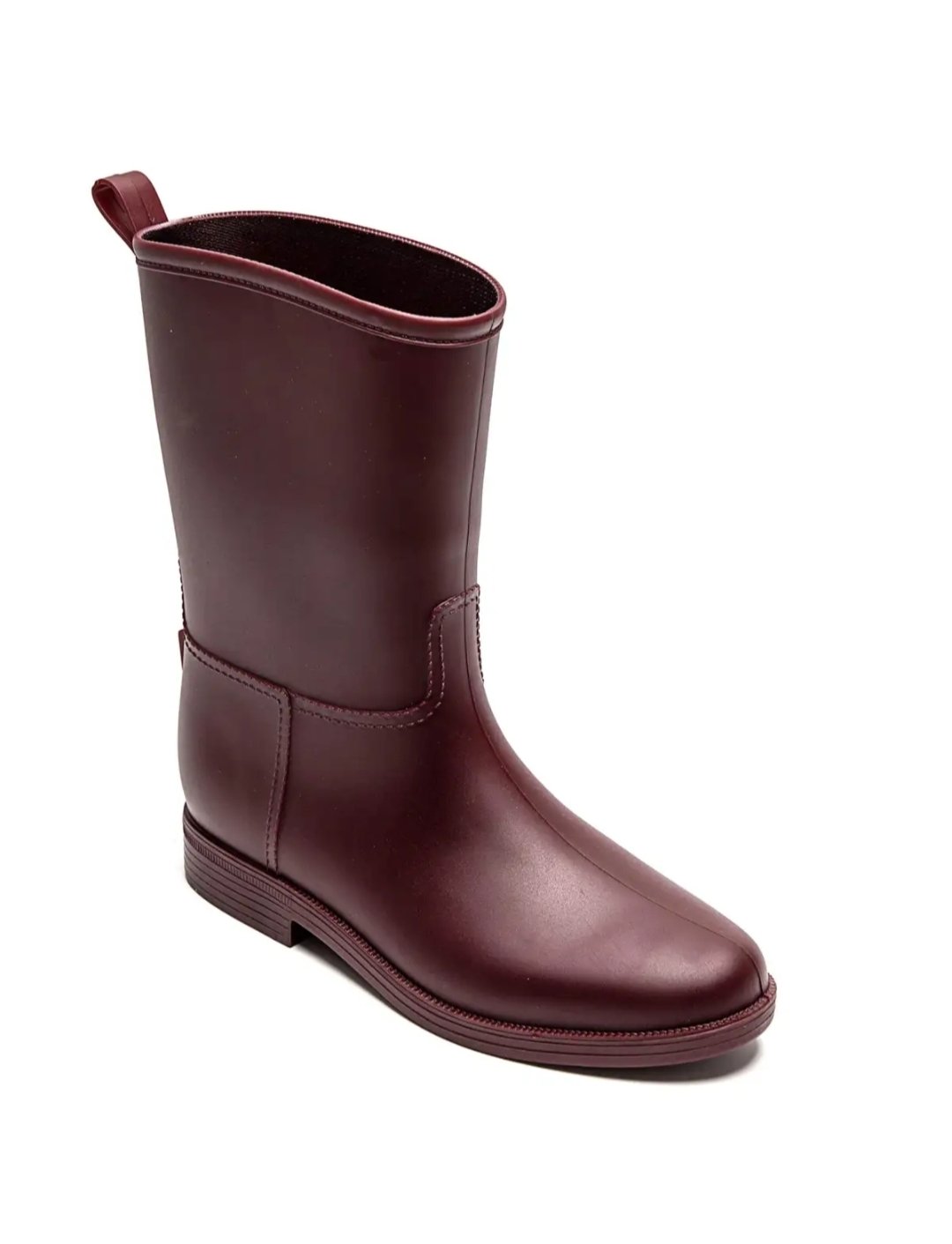 RAIN BOOTS burgundy