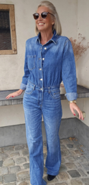 ANITA jeans jumpsuit midi blue
