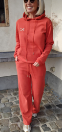 LOENA jogger set terracotta