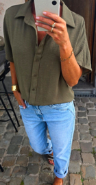 MIA short-sleeved shirt khaki