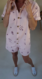 JONI jeans playsuit pink