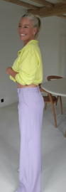 BENEDICTE loose wide leg pants lilac