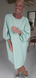 ARIEL sweatshirt dress mint