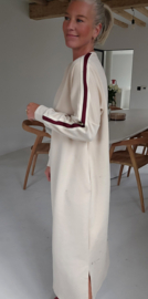 TILLY maxi sweatshirt dress beige