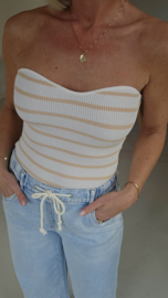 DONNA bustier beige