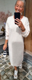 LYNA maxi knit dress beige