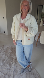 STEPHANIE reversible jacket beige