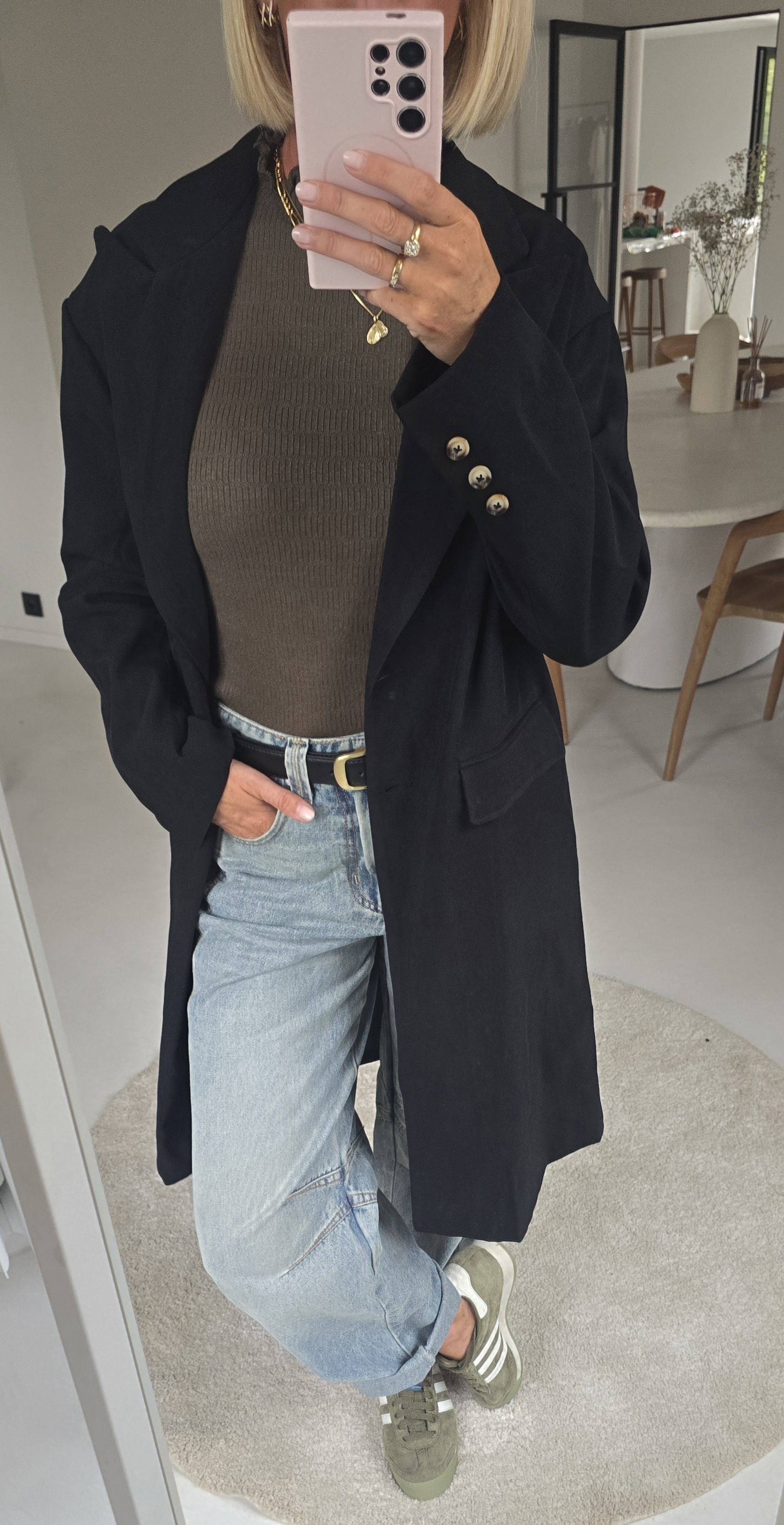 KATE maxi blazer black