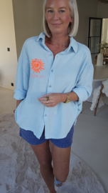 LE SOLEIL tetra shirt blue
